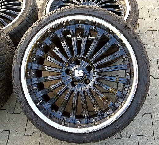 Felgi Koła BMW X5 X6 295/30/22 opony 7mm chrom 10" DOT 1817 ET35