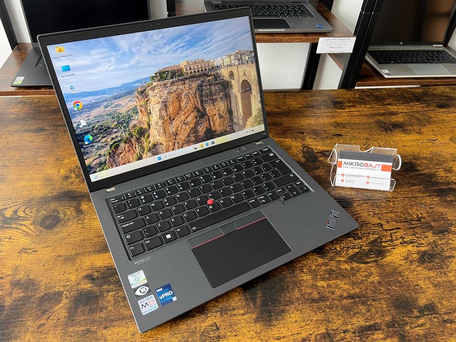 JAK NOWY | Laptop Lenovo ThinkPad T14 gen3 i5-1245U (12-gen.) 16GB 256GB NVMe SSD 14" FHD IPS p.klaw LAN Windows 11 Professional
