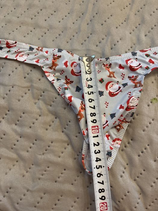 Stringi meskie motyw swiateczny