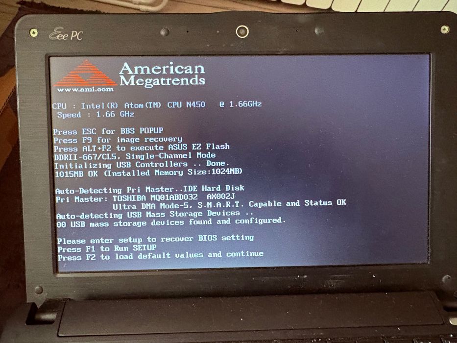 ASUS EeePC 1001PX Windows 7 Starter 1GB RAM