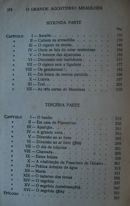 O Grande Meaulnes de Alain-Fournier - 1ª Edição1939