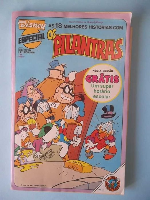 Disney Especial Nº 21 com brinde: Horário escolar gigante