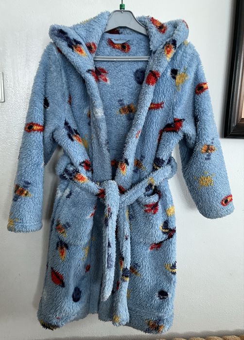 Puszysty szlafrok kosmos rakiety Lily & Dan | r. 122-128