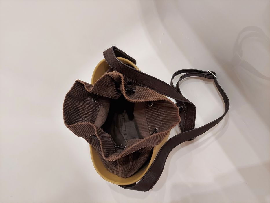Obag basket musztardowa