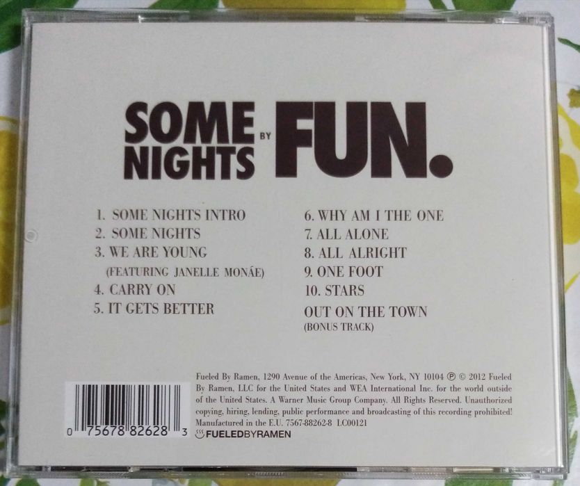 Some Nights By Fun. - CD 2012