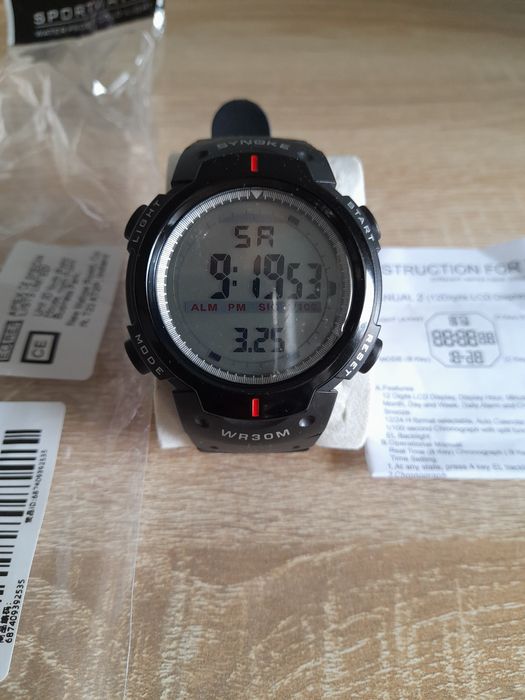 Zegarek sportowy wodoodporny