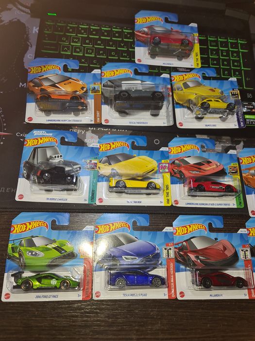 Hot wheels Porsche,Bugatti,Lamborghini,McLaren майже всі по 110