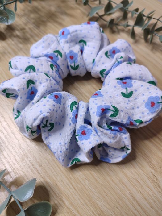 Scrunchie do włosów Standard Niezapominajka