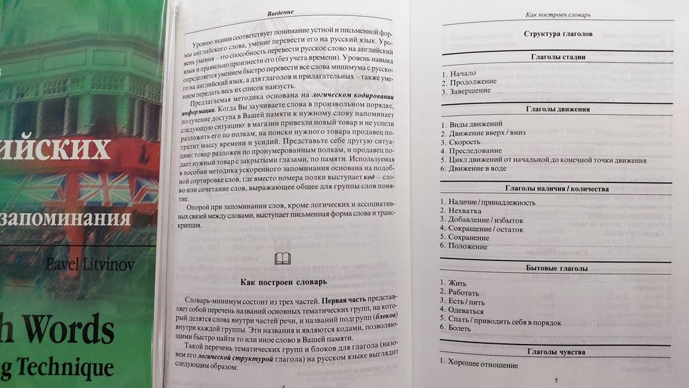 Английский язык техника запоминания слов  Литвинов 3000 слов