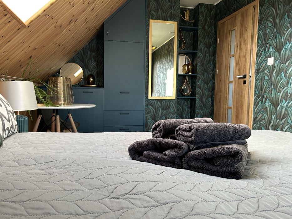 Domek na wynajem, balia, sauna, prywatne jakuzzi, na wyłaczność