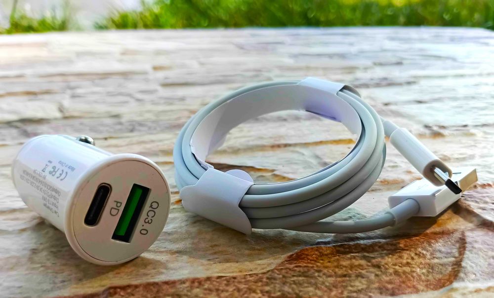 ŁADOWARKA Samochodowa TYP MicroUSB SZYBKIE Ładowanie 1M