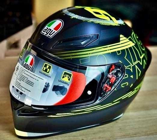 Capacete NOVO AGV K1 Track 46 (30% DESCONTO) Tamanho XS
