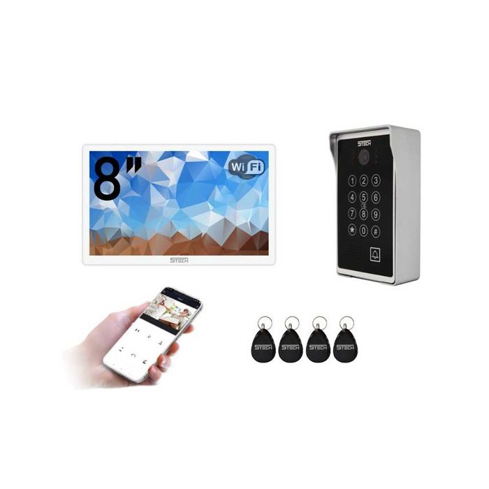 Wideodomofon 8" VERUS One PLUS(W) - 84213 - WiFi FHD