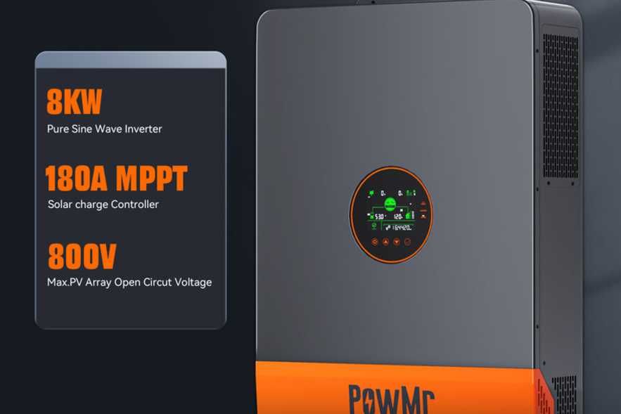 Falownik hybrydowy PowMr 12 Kw 3 fazy.