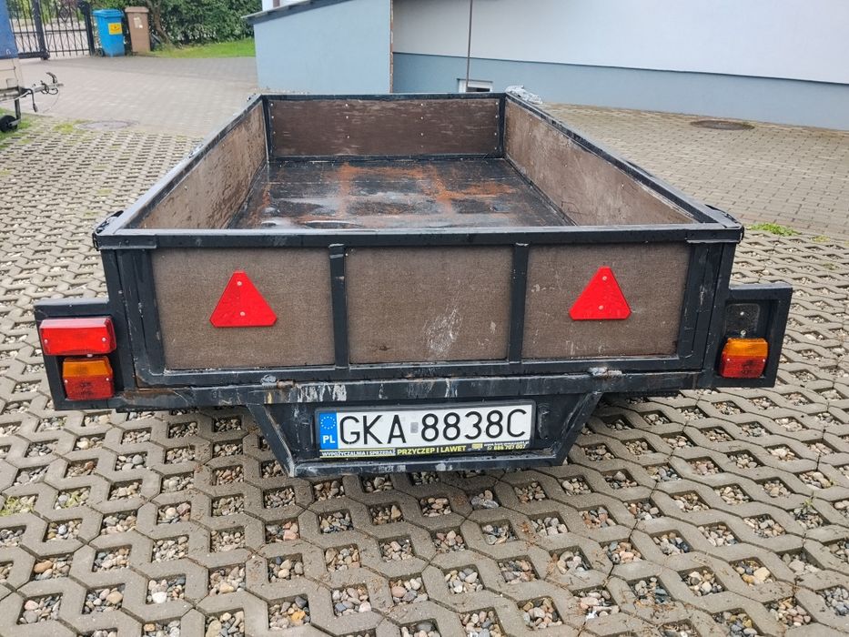 Przyczepa zarejestrowana dwuosiowa SAM