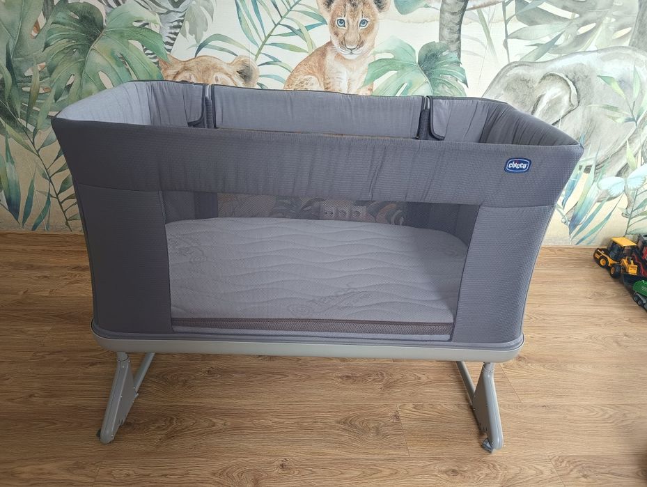 CHICCO NEXT2ME FOREVER moon grey -  łóżeczko dostawne3w1 0-22kg