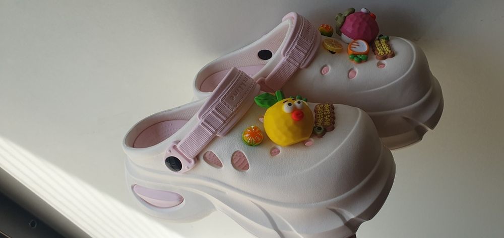 Крокси високі-8см платформа