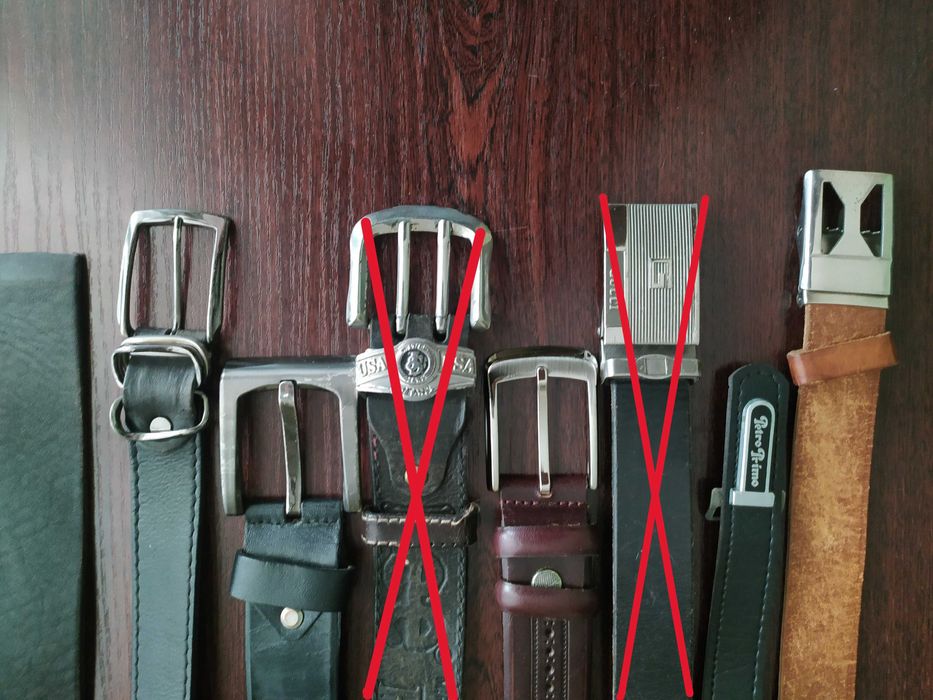 Ремни Aka deri, Vera Pelle, Vero Cuoio, портупея, пряга ВМФ СССР