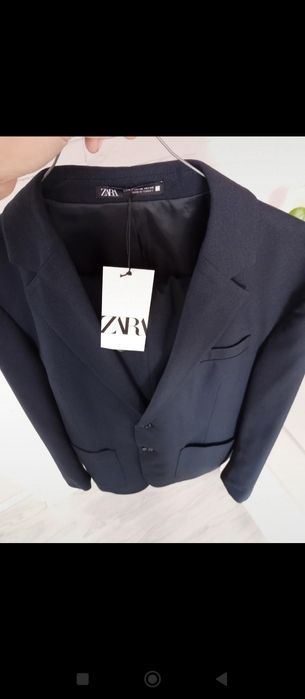 Garnitur Męski, Zara, Slim Fit, Rozmiar S,