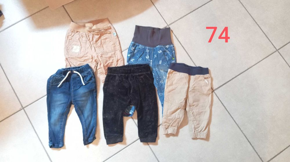 Zestaw ubranek dla chłopczyka rozmiary 74-86