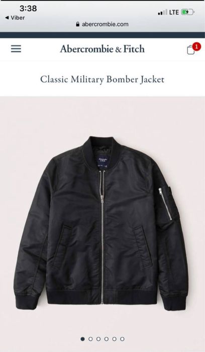 Куртка-бомбер abercrombie & fitch