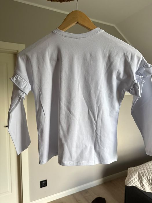 Bluza biała Barbie 134 – nowa (bez metki)