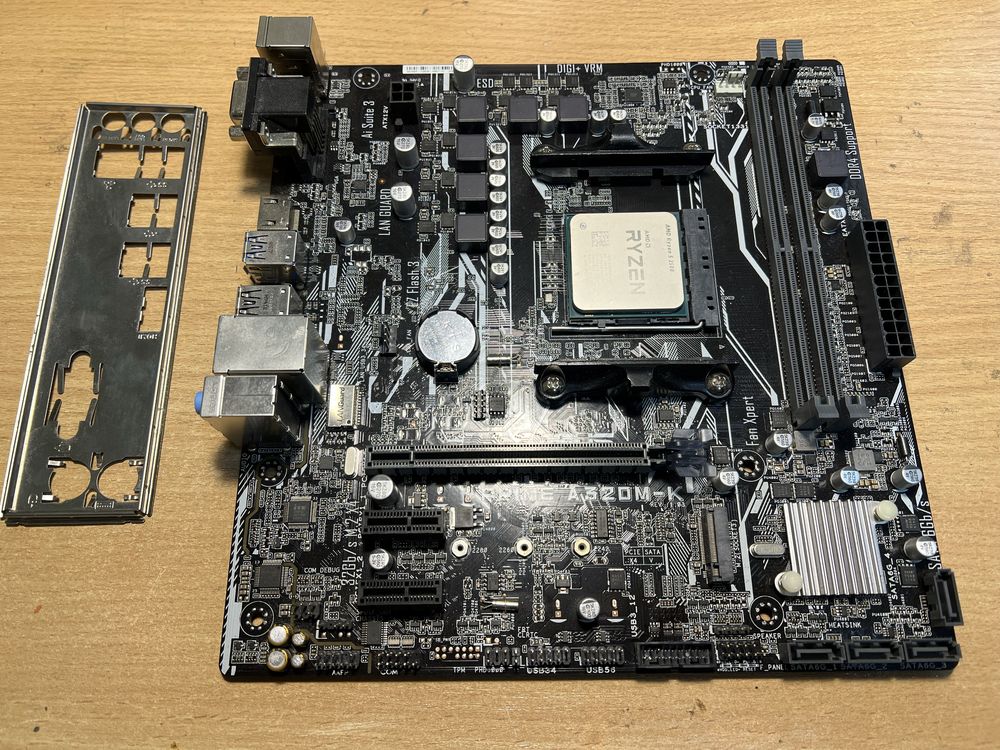 Системна плата Socket AM4 Asus Prime A320M-K під відновлення: 700 грн ...