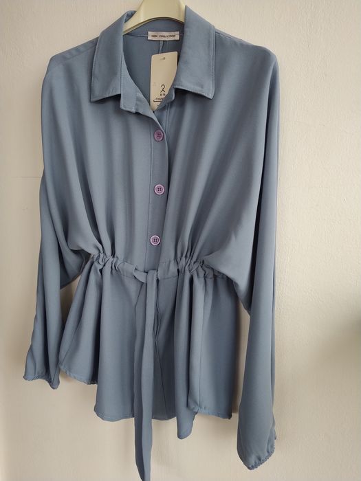 Blusa azul clara - New Collection - Tamanho Único - Nova!