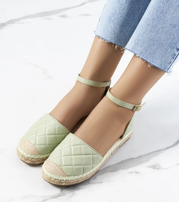 Zielone espadryle Faiza