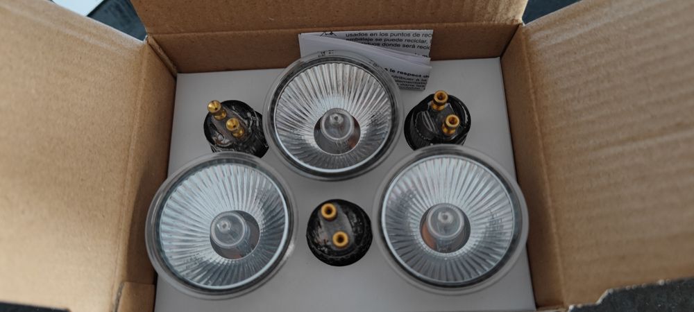 Conjunto de 6 lâmpadas Halogeno