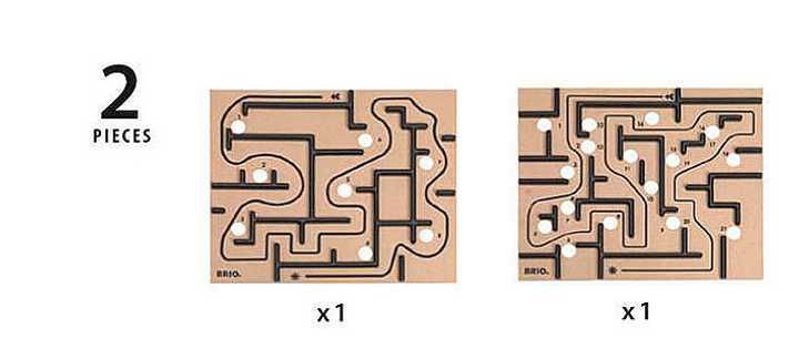 Zestaw do zabawy BRIO Expansion Boards for Wooden Labyrinth 2 szt [M]