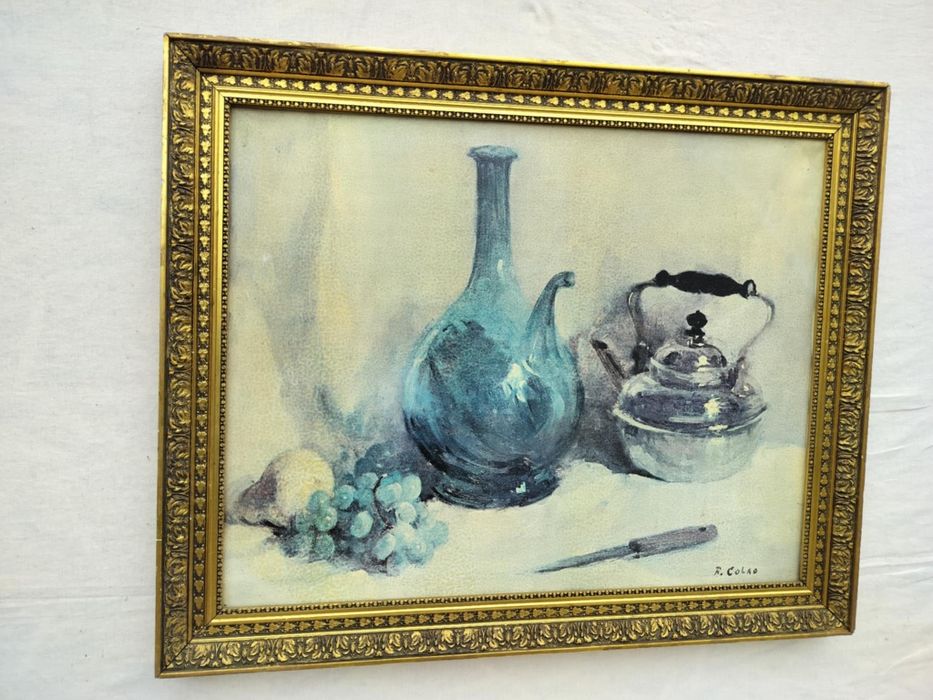 Olejodruk obraz ramka  .