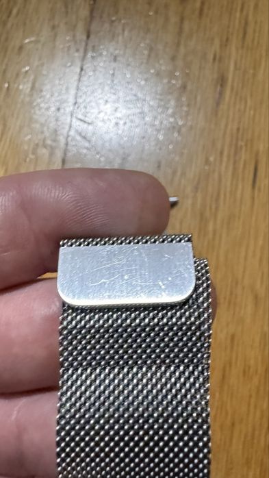 Bracelete Apple Watch Loop Milanesa Original (Prata) 45mm