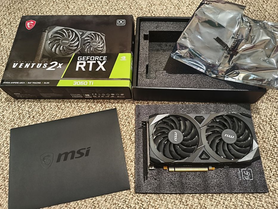 Продам відеокарту MSI rtx 3060ti 8gb