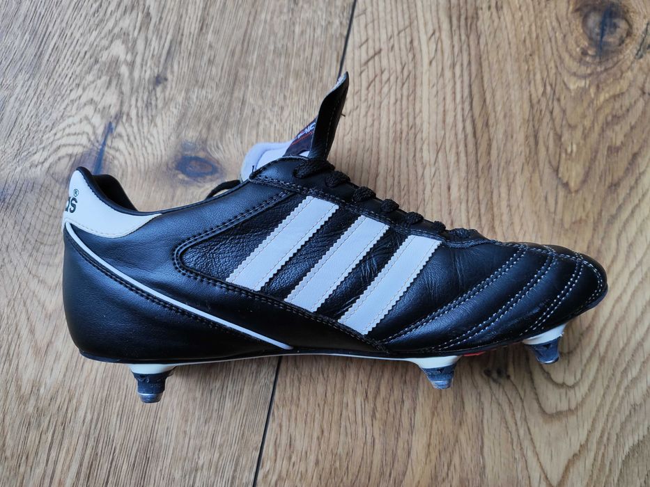 Korki Adidas Kaiser 5 CUP SG wkręty, czarne, skóra, roz 42