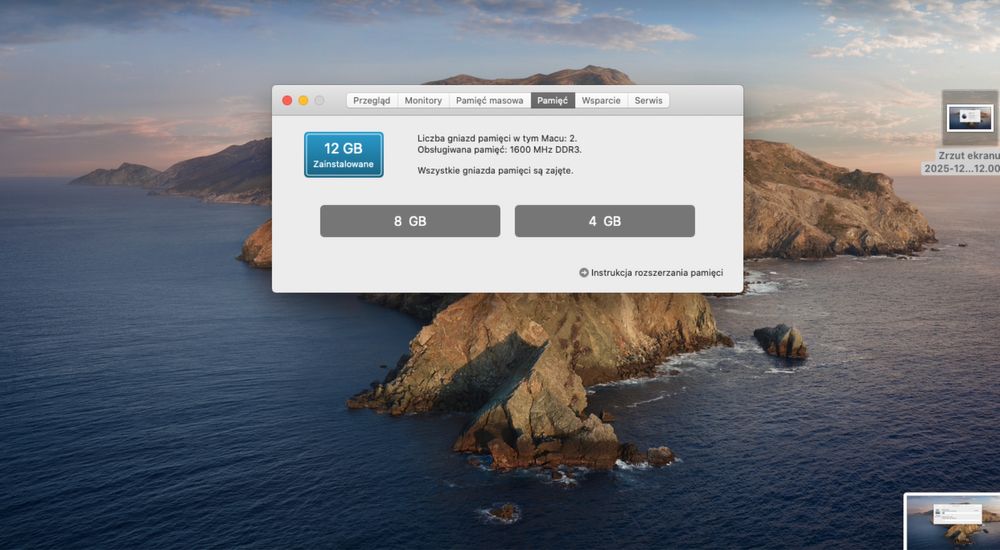 Macbook pro a1278 i7 , 12 GB Ram , 512 SSD sprawny