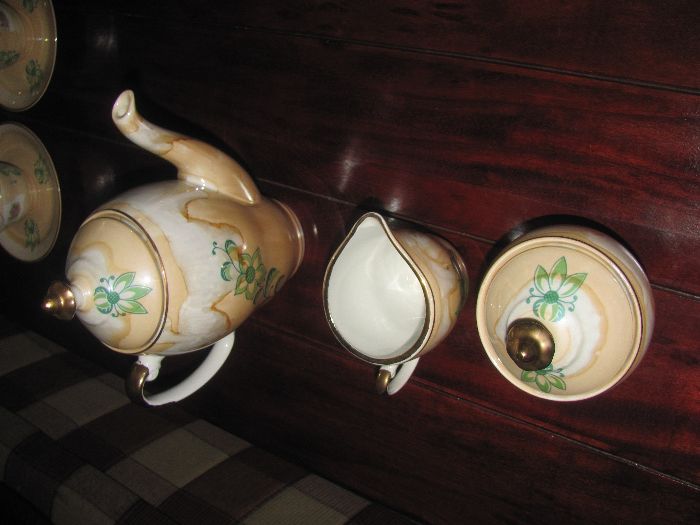 Porcelanowy serwis do kawy/herbaty. WŁOCŁAWEK.