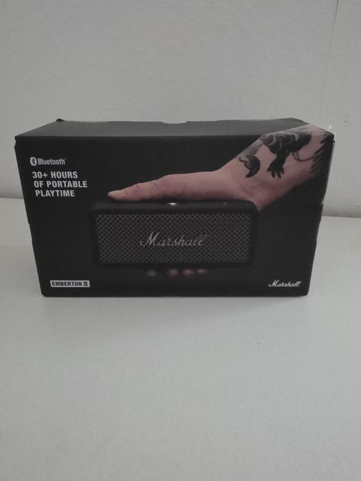 Marshall Emberton II Bluetooth – NOWY | Oryginał | 30h pracy | Czarny
