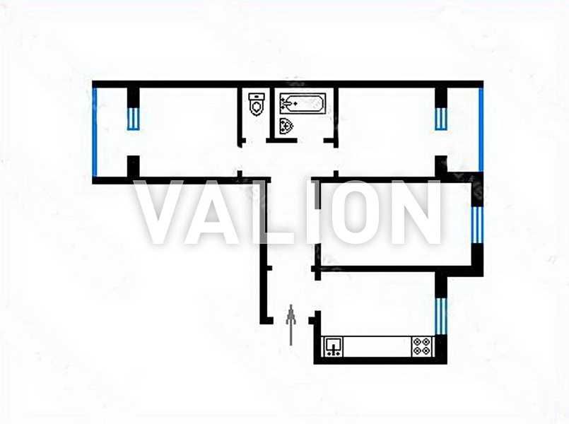 3-rooms apartment apartment by the address (area 69 m²) - Atlanta.ua - photo 9