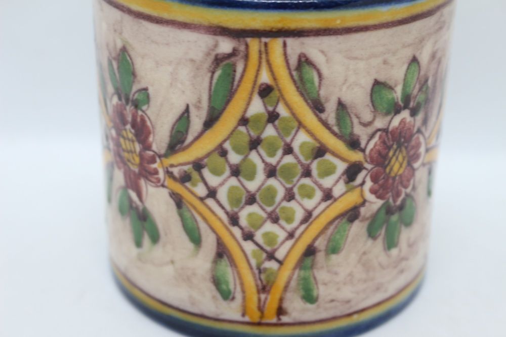 Earthenware Pot from Sant'Anna Factory Dated and Signed MP64563981424899120