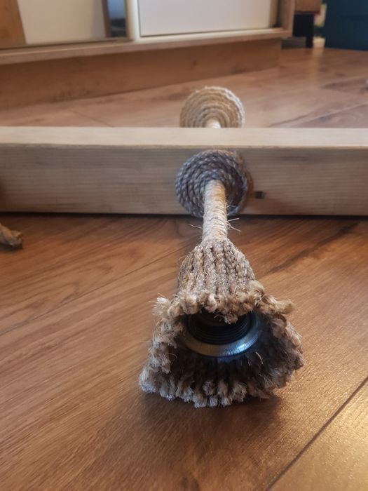 Lampa wisząca drewniana