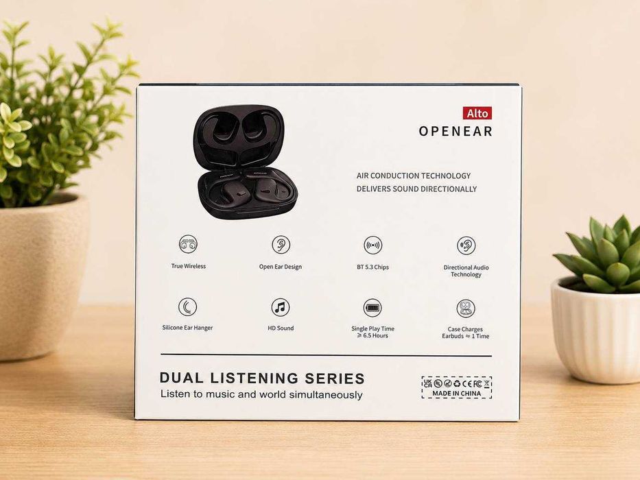 Słuchawki Bezprzewodowe UpPlayTeck Open-Ear Bluetooth 5.3 IPX5