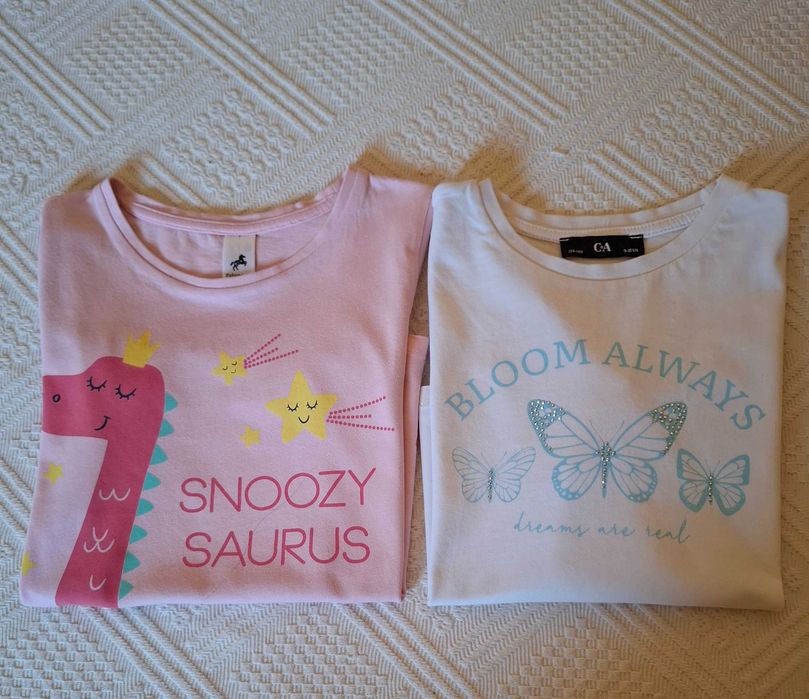 T Shirt Palomino da C&A-7 Anos e C&A 9-10 Anos