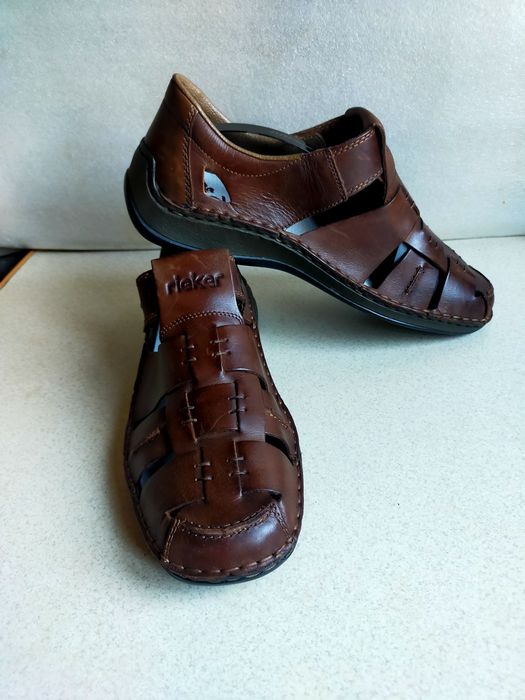 Buty Sandały półbuty Rieker 42 skórzane