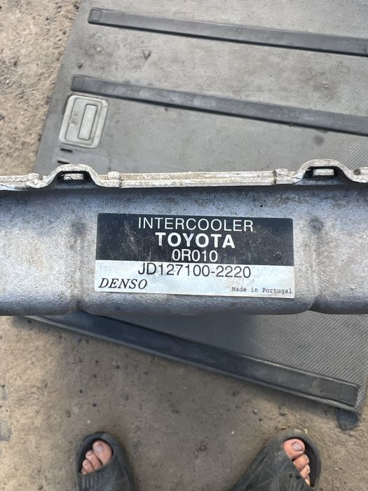 JD1271002220 Радиатор интеркулера Toyota Avensis T25 2003-2008