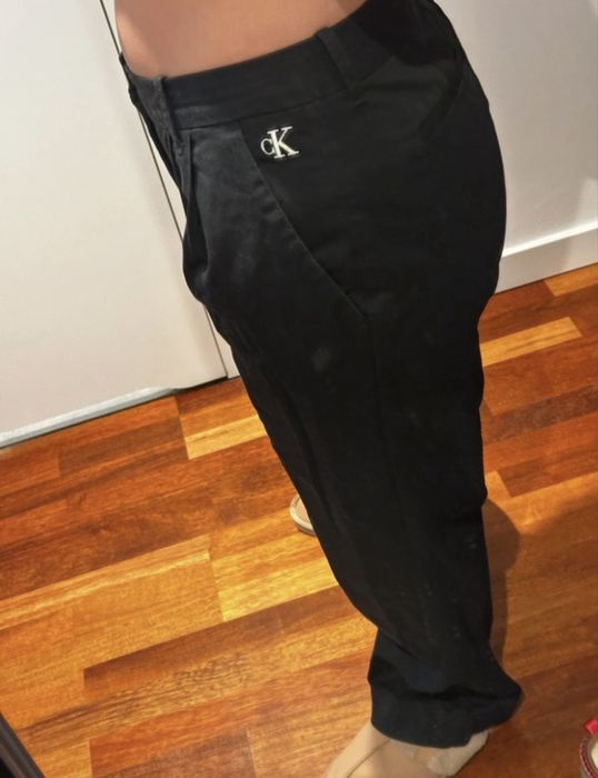 Czarne eleganckie spodnie Calvin Klein | S / 36 | nowe