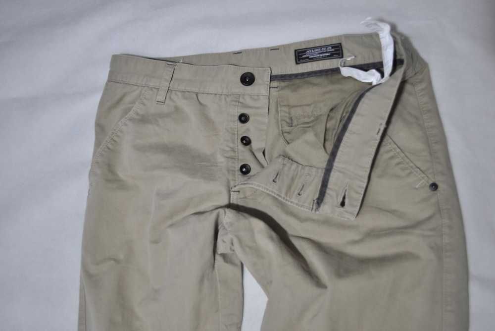 JACK & JONES L 88cm 34/30 męskie spodnie jeansowe chinos slim s5v