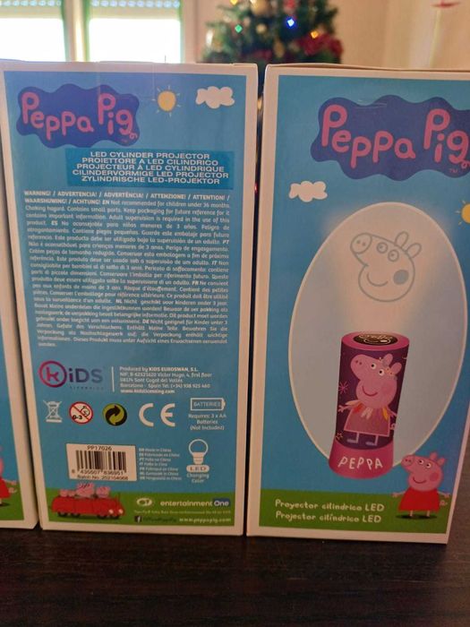 Luz de presença Led Porquinha peppa