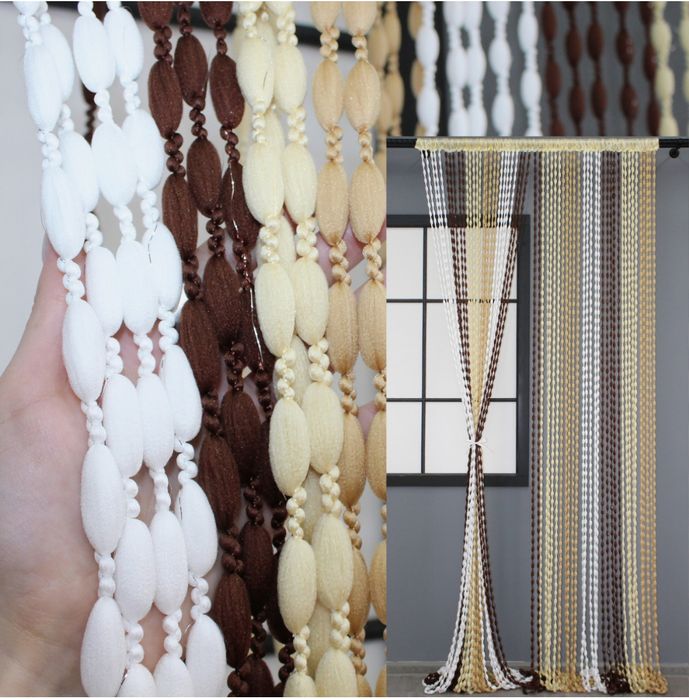 Плюшеві Штори нитки Дощ шиніл тюль гардини