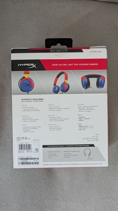 Słuchawki Hyperx Cloud Mini gamingowe kolorowe na dzień dziecka